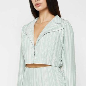 NWT Manière De Voir Pleated Top in Sage